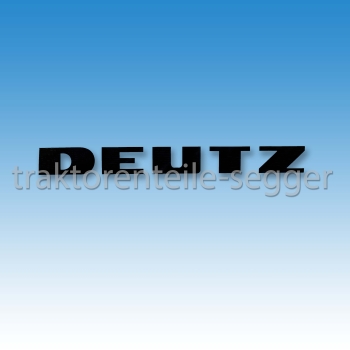 Aufkleber Deutz 06 schwarz Kabine Kotflügel